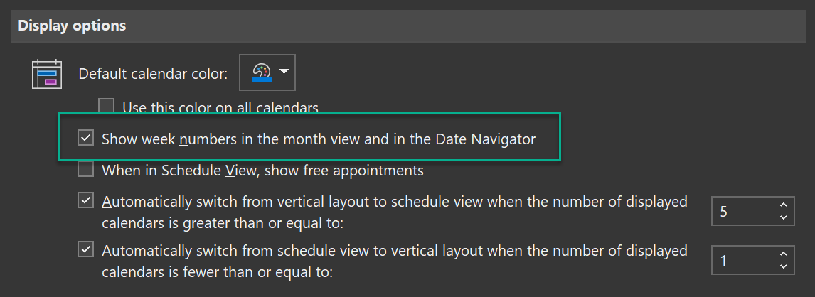 My Top 5 Outlook Calendar Settings 2022 Code Speedlane